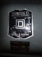 Square D Company Non  Fusible Disconnect