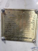 Okuma  Howa Okuma M511v Cnc Vmc