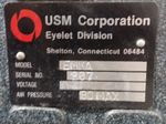 Usm Corp Eyelet Machine