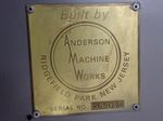 Anderson Machine Works Accumulation Table