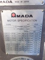 Amada Amada Fbd1253mh Cnc Press Brake
