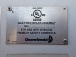 Cleaver Brooks Natural Gas Fired Boiler