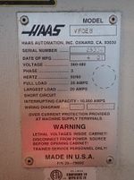 Haas Cnc Vertical Machining Center