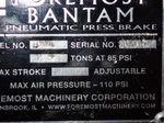 Foremost Bantom Pneumatic Brake Press