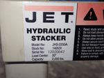 Jet Jet Jhs2200a Hydraulic Straddle Lift