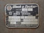 Black  Decker 10 Bench Grinder