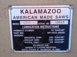 Kalamazoo Horizontal Band Saw