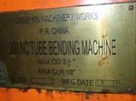 Jiang Yin Machinery Works Tube Bending Machine