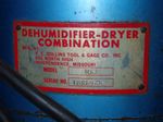 Vc Dollins Tool  Gage Co Dehumidifierdryer Combination