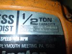 Harrington Electric Hoist