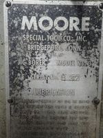 Moore Jig Borer