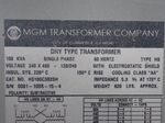 Mgm Transformer Company Transformer