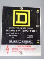 Square D Safety Switch