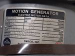 Sweco Motor Generator