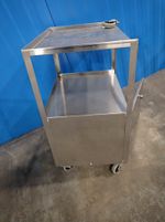  Metal Cart W Cabinet