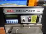 Weber Printer Applicator