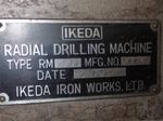 Ikeda Ikeda Rrm 1300 Adial Arm Drill