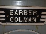 Barber Colman Gear Hobbing Machine