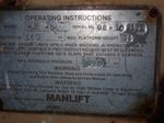 Manlift  Grove Propanegas Boom Lift