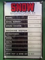 Snow Hydraulic  Press