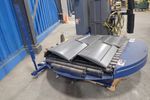 Lantech Wrapper With Pallet Grip And Rolling Conveyor