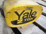 Yale Pneumatic Chain Hoist With Pneumatic Trolley