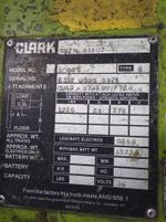Clark Clark Ecs25 Electric Forklift