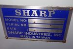 Sharp Sharp 0d6185 Compact Cylinder Tool Grinder