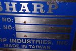 Sharp Sharp 0d6185 Compact Cylinder Tool Grinder