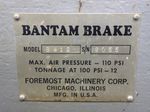 Bantam Brake Bantam Brake Press Brake