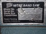 Ellis Mitre Horizontal Band Saw