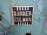 Barber Colman Gear Hobbing Machine
