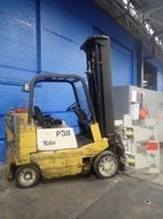 Yale Propane Forklift W Drum Grabber