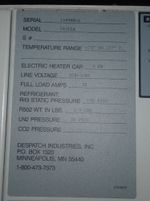 Despatch Electric Temperature Chamber