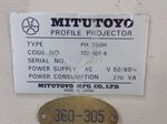 Mitutoyo Optical Comparator
