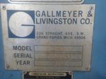 Gallmeyer Livingston Surface Grinder