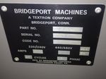 Bridgeport Bridgeport Vertical Mill