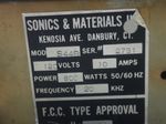 Sonics  Materials Ultrasonic Welder