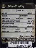 Allenbradley Servo Motor