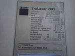 Trumpf Trumpf Trulaser 2025 Laser System
