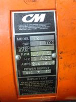 Cm Electric Chain Hoist