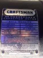 Craftsman Table Saw