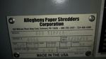 Allegheny Shredder Allegheny Shredder 1675c Cross Cut Shredder System