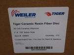 Weiler Tiger Ceramic Resin Fiber Disc