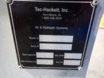 Techackett Inc Back Pressure Hydraulic Unit