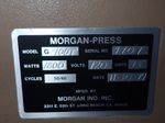 Morgan Press Morgan Press G100t Injection Molder
