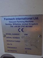 Formech Formech Fm1 Vacuum Forming Machine