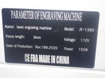 Jing Yao Machine Jing Yao Machine Jy1390 Laser Engraving Machine