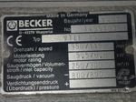 Becker Becker Vtlf 250 Vacuum Pump
