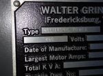 Walter Walter 6161 Cnc Grinder